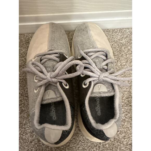 Allbirds Womens Color Block  Wool Runners Patchwork Limited Edition Grey Scale,7 - Picture 9 of 14